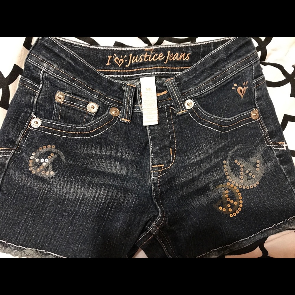 GIRLS JUSTICE JEANS shorts
