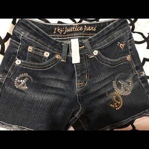 GIRLS JUSTICE JEANS shorts