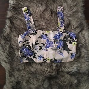 ♡FLORAL HAWAIIN STYLE CROP♡