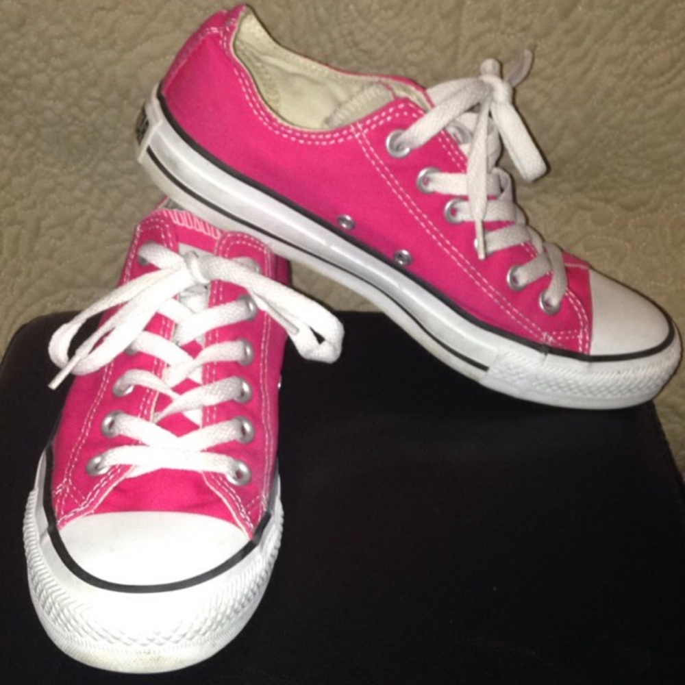 Cute Pink Converse-Worn Once
