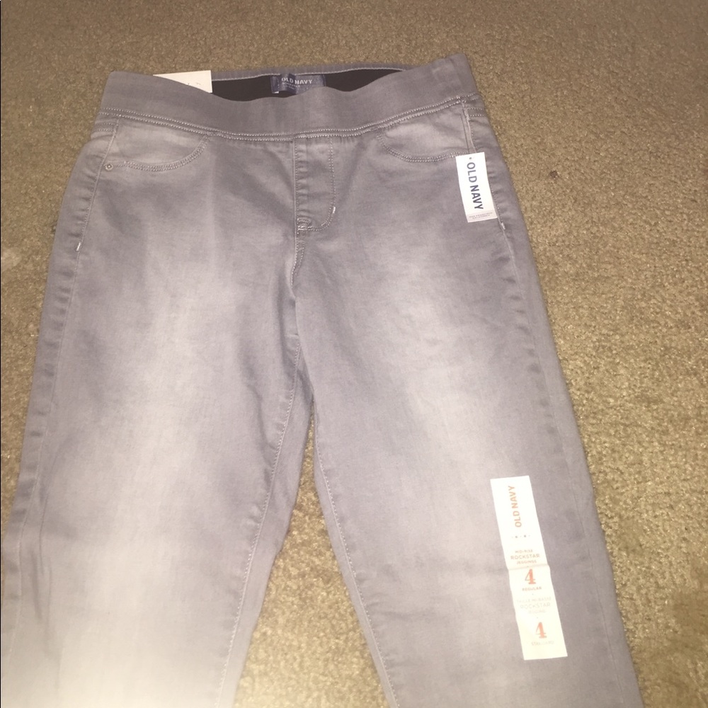 Old navy rockstar mid-ride jeggings