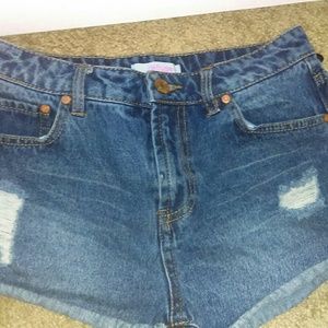 Charlotte Russe Jean Shorts