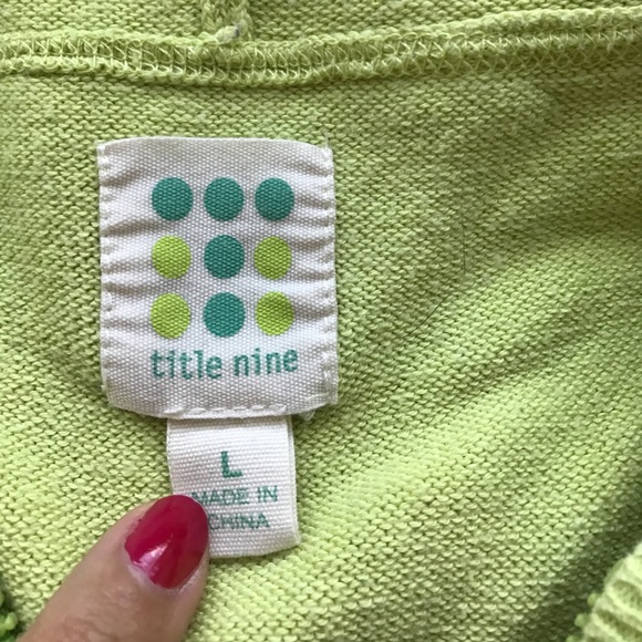 Title nine - Title nine full zip cardigan sweater mint ...