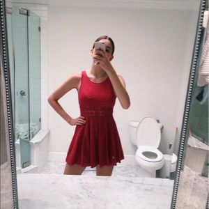 Free people red dress.