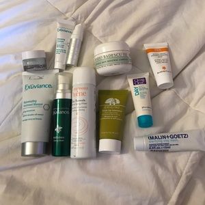 Face care products (bundled) Lancôme bag