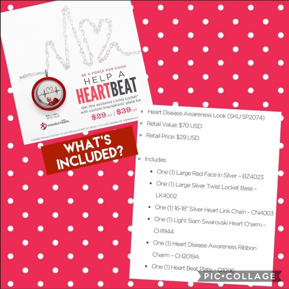 Origami owl help a heartbeat exclusive