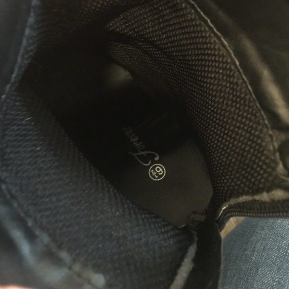 Black suede strappy boots - Picture 5 of 5