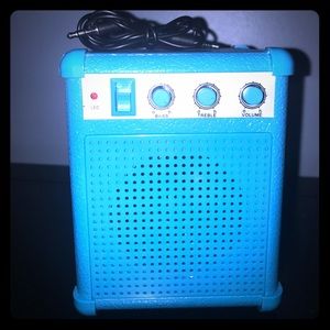 Mini blue speaker box