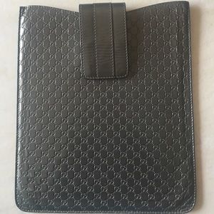 Pewter Gucci IPad Case