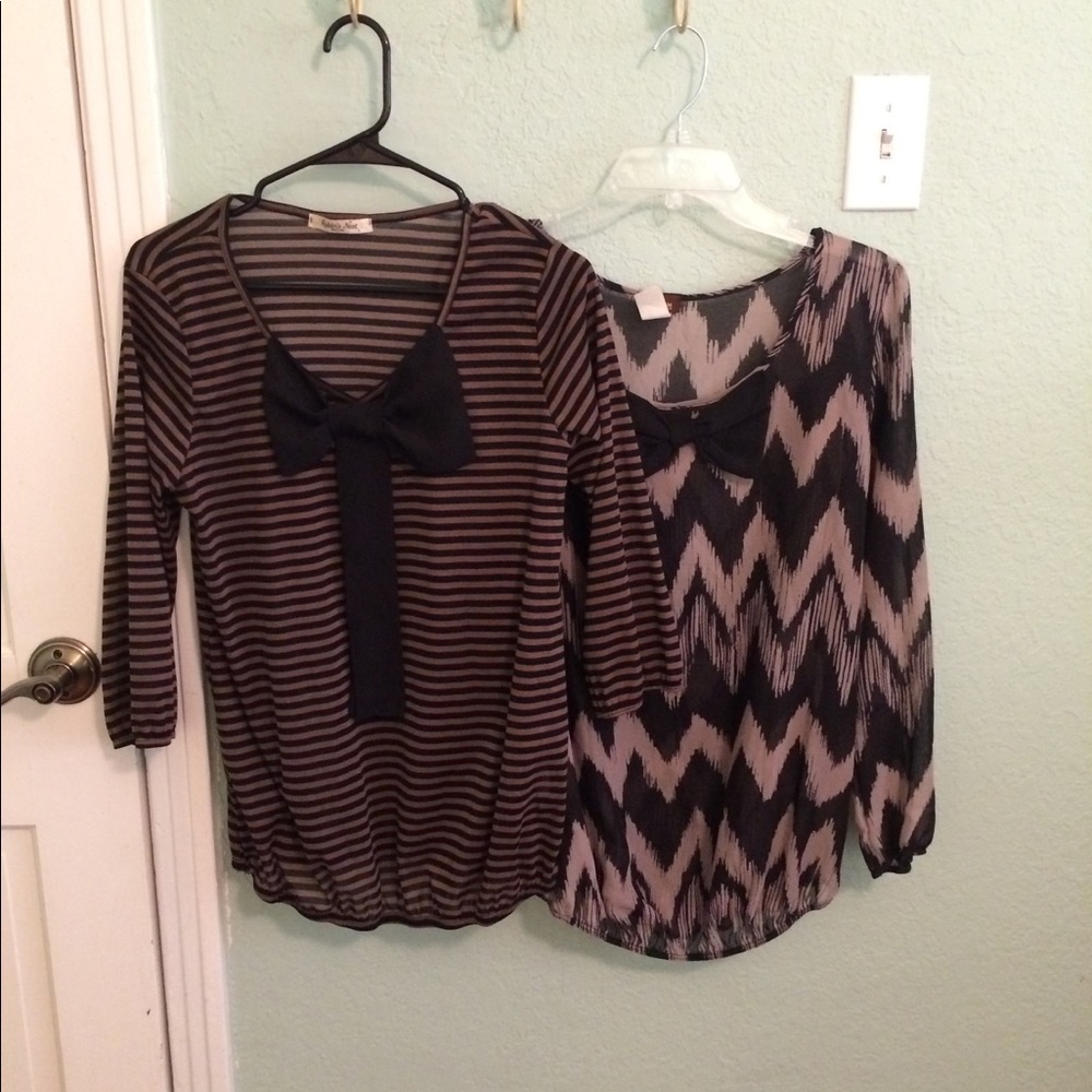 Large Maternity Bow Blouses