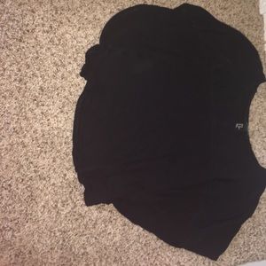 H&M black dress up top