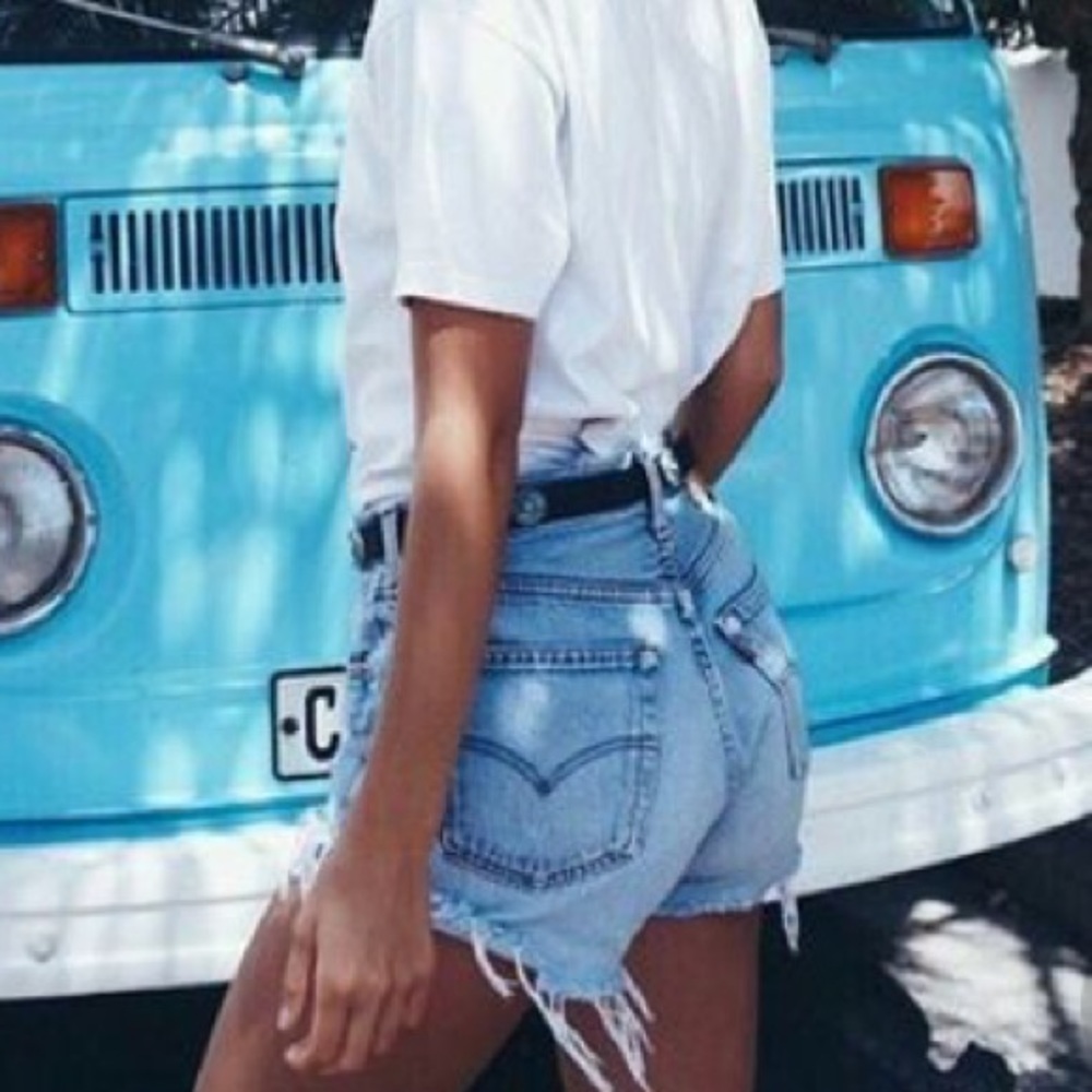 Denim cut offs