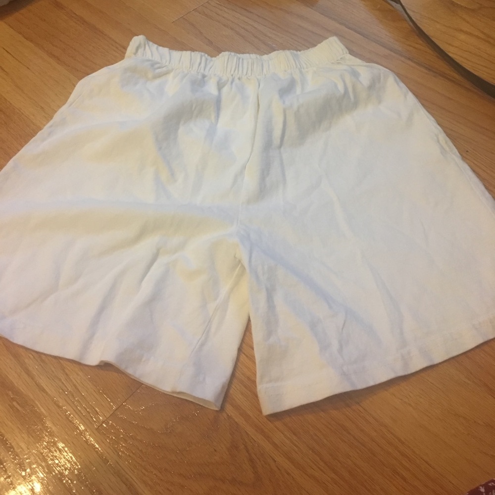 White shorts