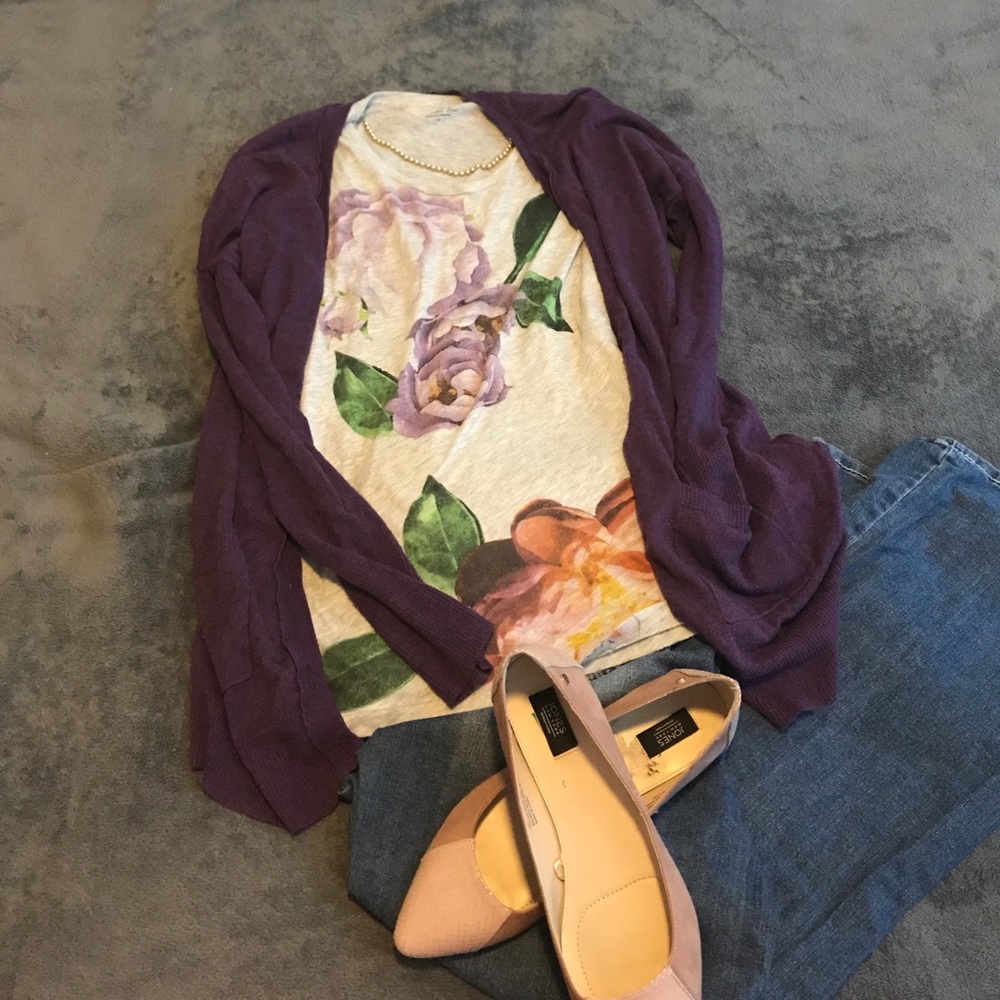 JCrew floral Collector Tee