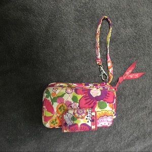 Multi color Vera Bradley wrist wallet