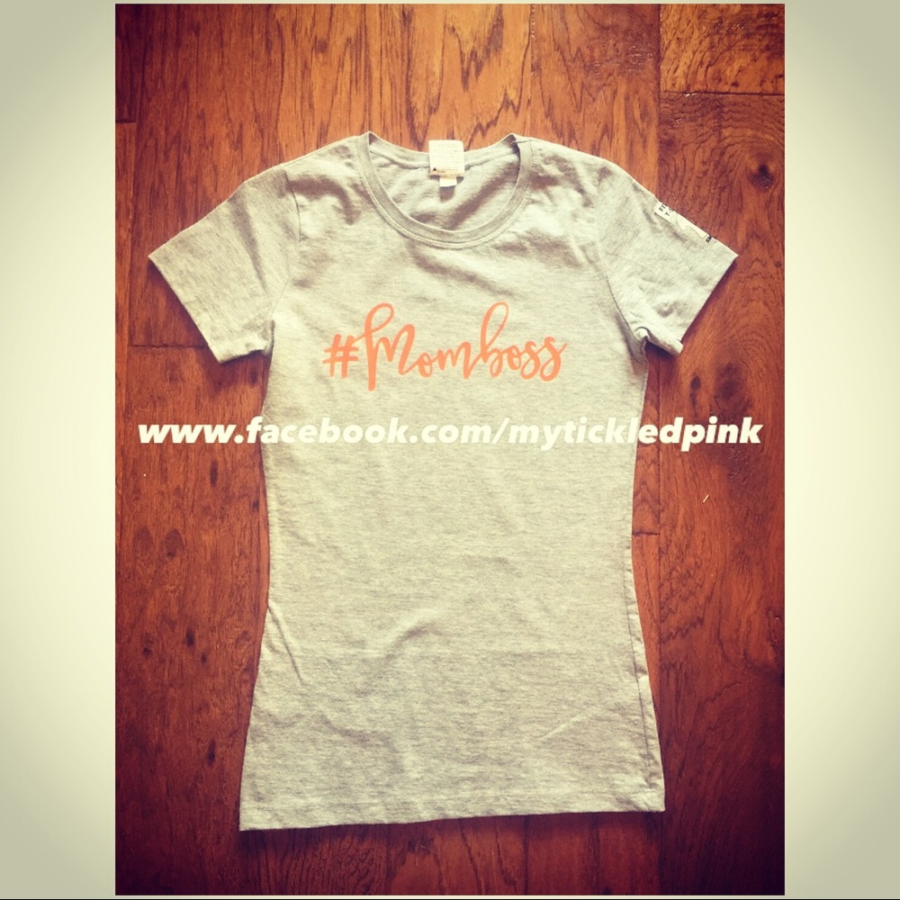 #Momboss Original Tickled Pink! T-Shirt