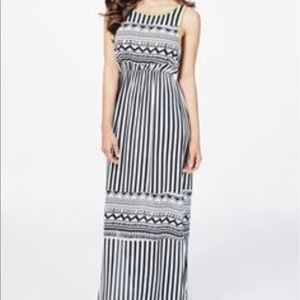 Aztec Print Maxi Dress
