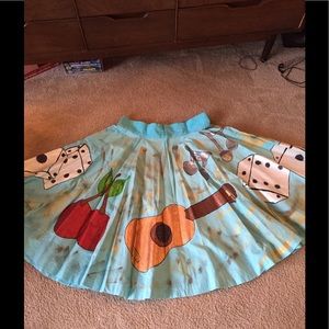 Pinup Rockabilly Circle Skirt