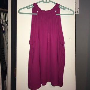 Brand new shirt with tag, ties around neck in back