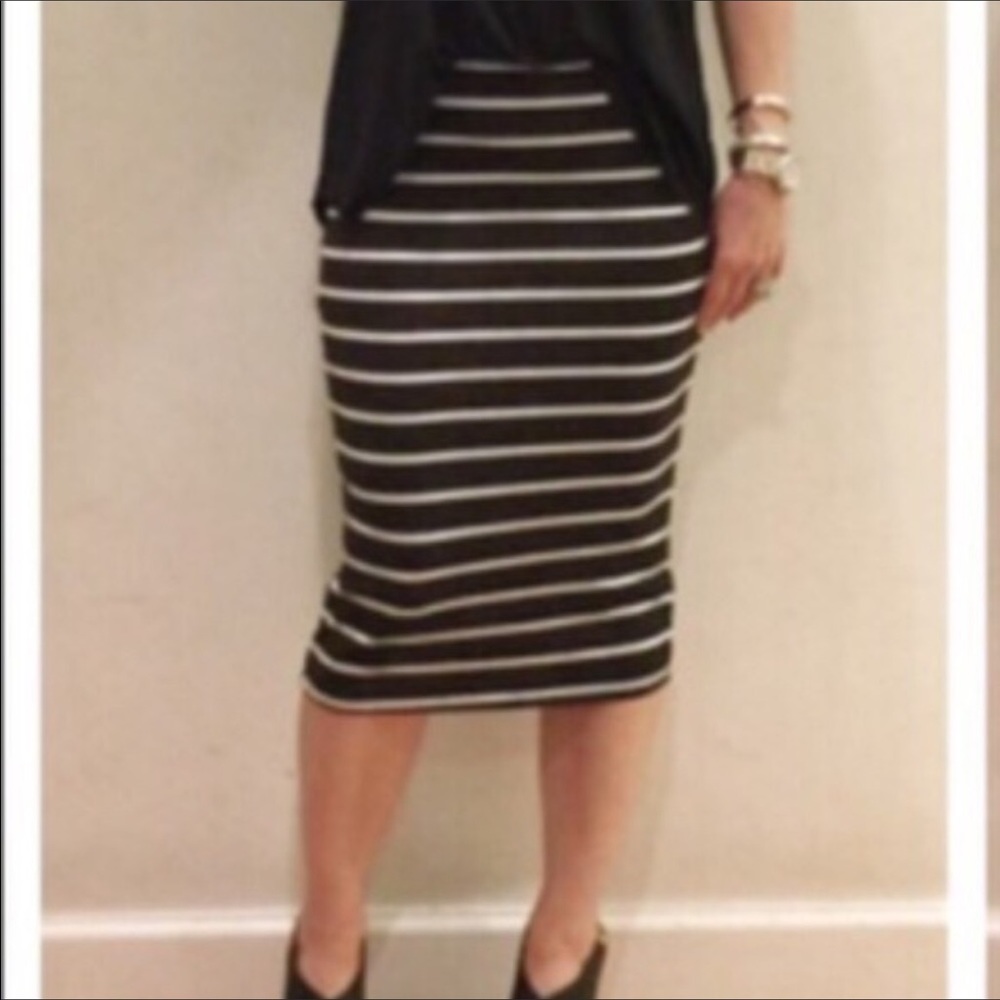 Striped midi skirt, only small left - Picture 2 of 2