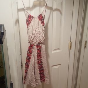 Free people flowy low back mini dress