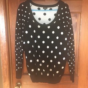 Torrid Polka Dot Sweater sz 3X