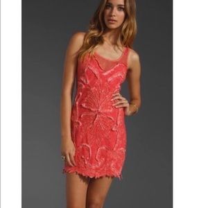 Free People Coral Dress Size M
