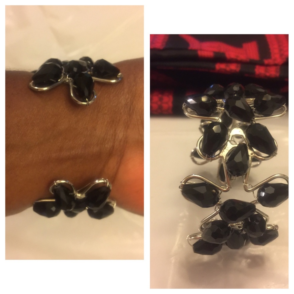 Adorable Black Stone Fashion Bracelet