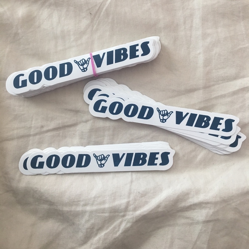 Brandy Melville Good Vibes Stickers