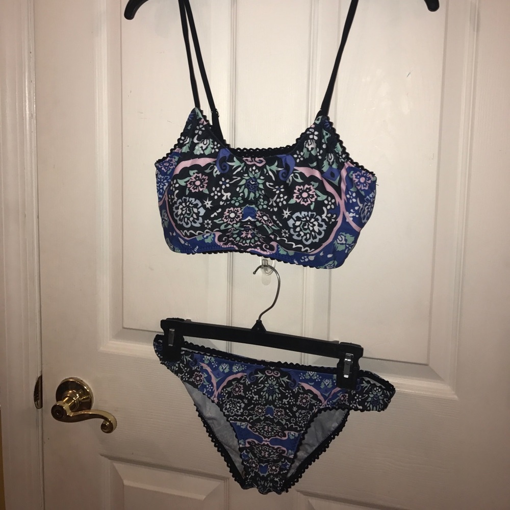 paisley bathing suit