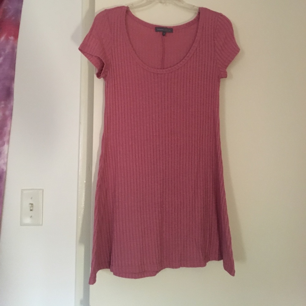Blush simple sun dress