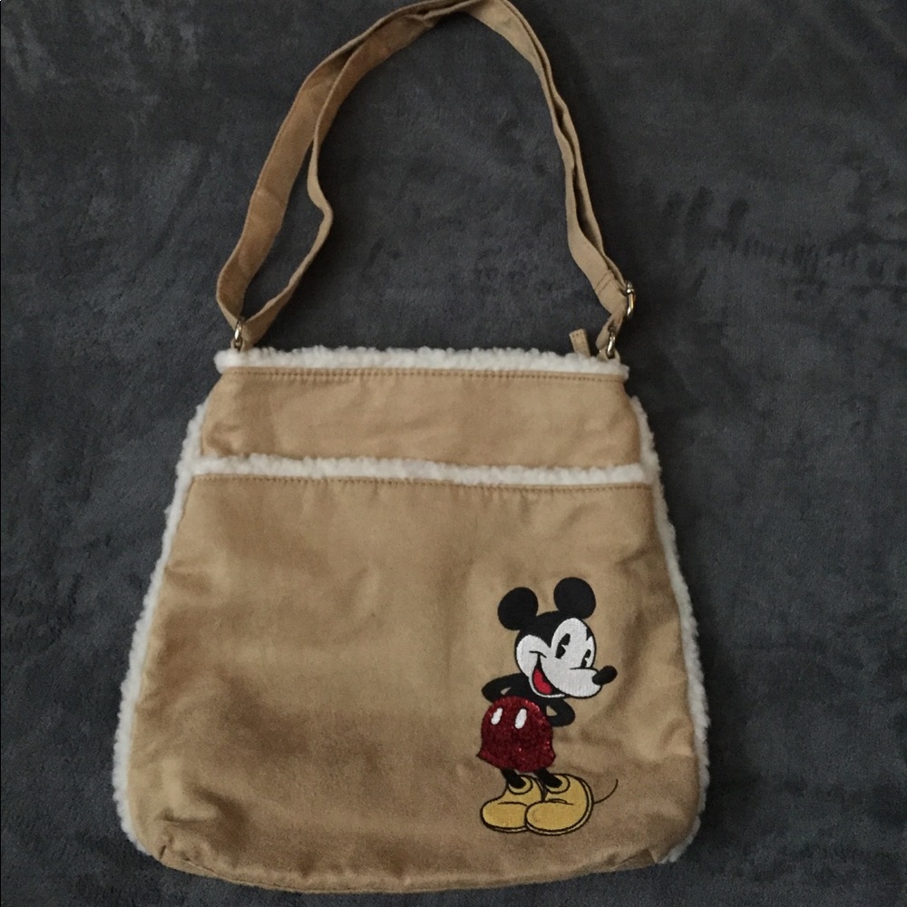Disney suede purse