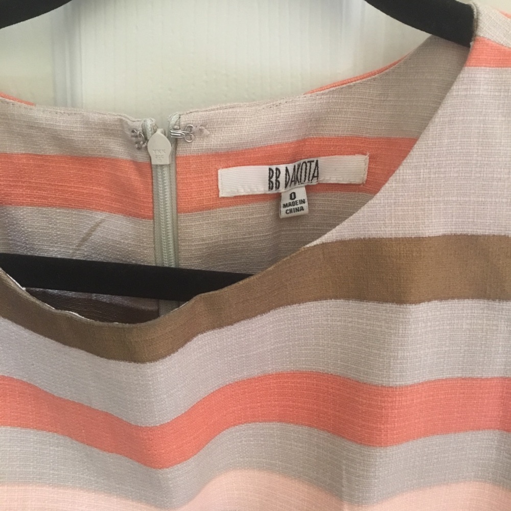 BB Dakota striped dress size 0 - Picture 3 of 3