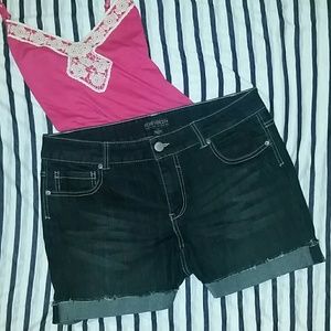 Forever 21 + Dark Wash Shorts