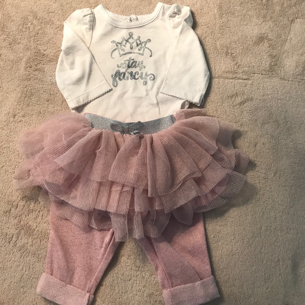 3 piece newborn tutu set