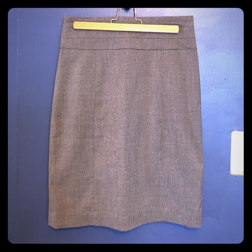 H&M Gray Pencil Skirt