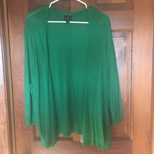 Worthington Green Cardigan 3X
