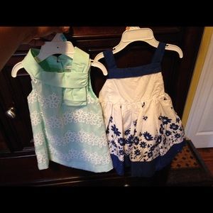 Baby girl dresses both together for sale