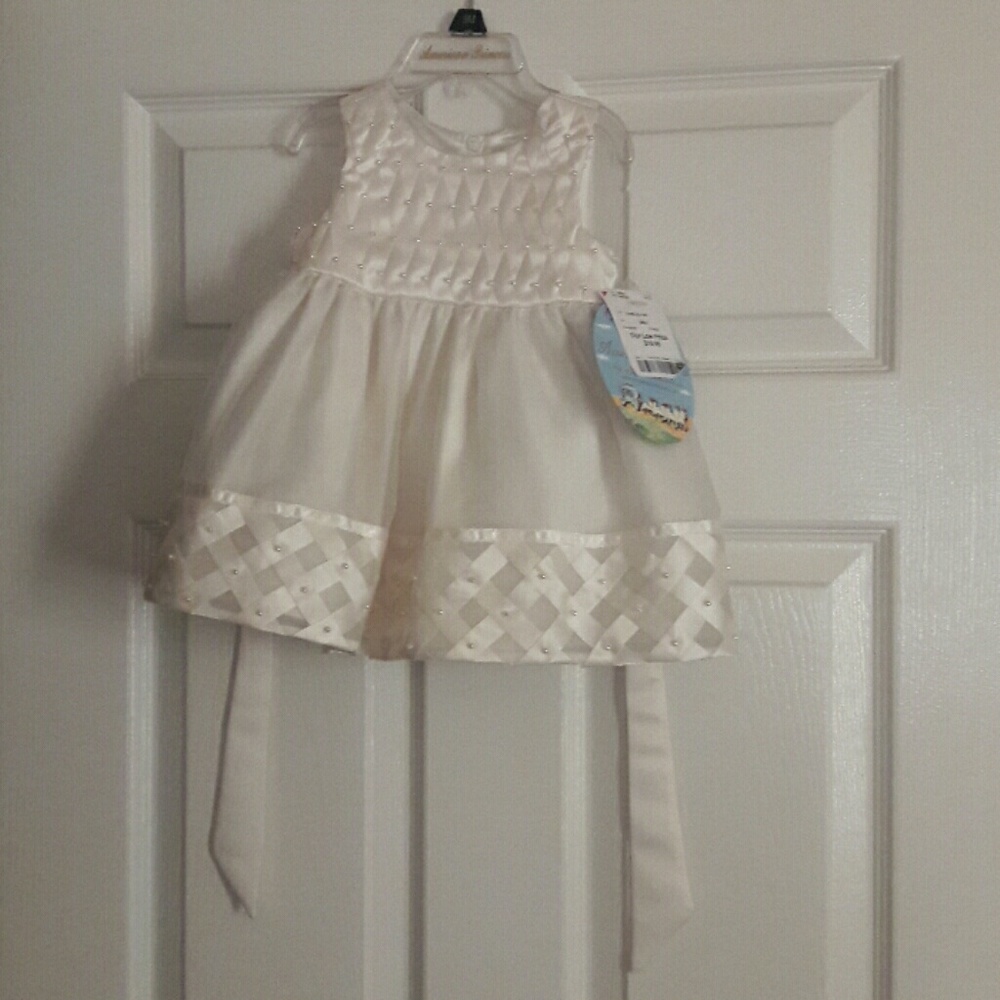 Baby easter dress and shoes