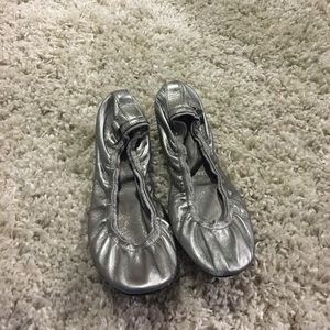 Ballasox silver Flats ballet flats size 9