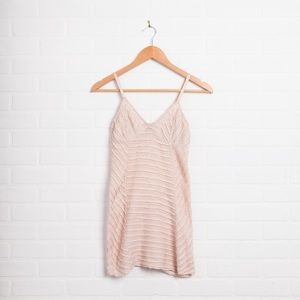 Free People Ballet Pink Chemise Slip Tank