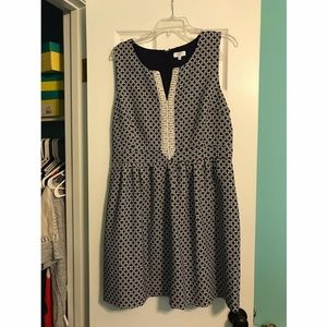 Crown and Ivy Navy Dress, size 14