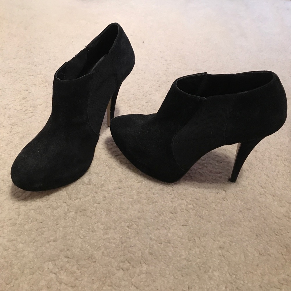 Jessica Simpson Suede Bootie Heels