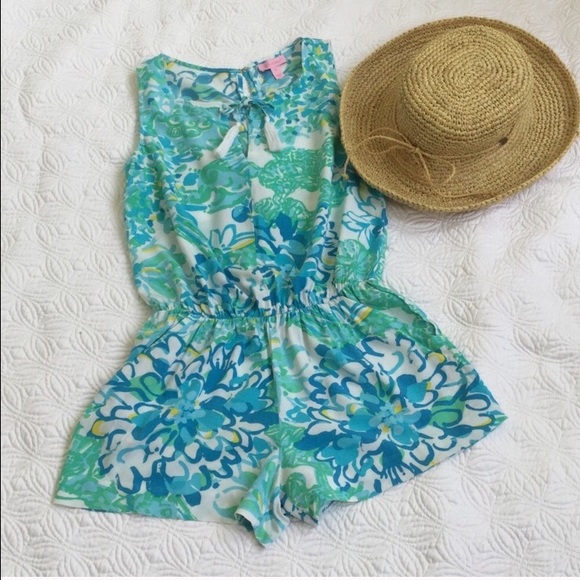 ❌SOLD❌ Lilly Pulitzer romper, xs - Picture 3 of 4