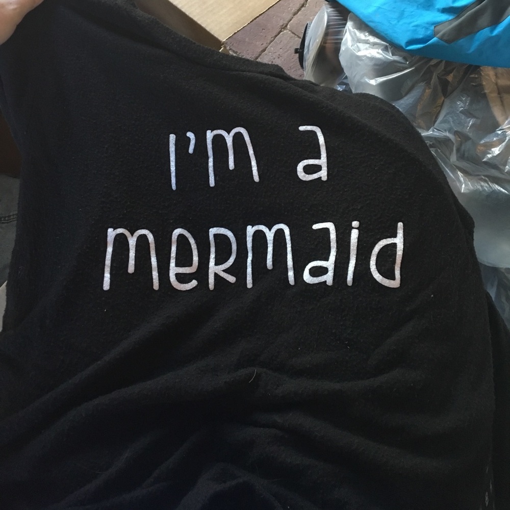"I'm a mermaid" sweater