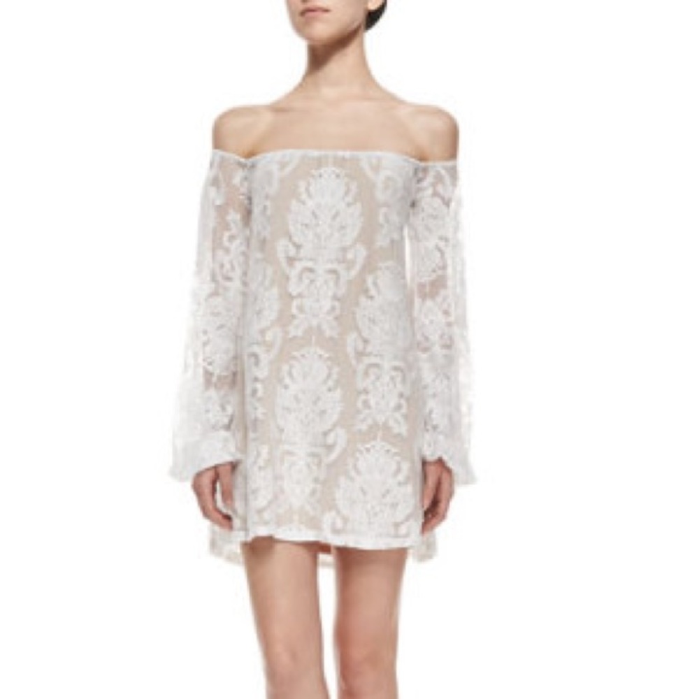 For Love & Lemons San Marcos White Off Shoulder