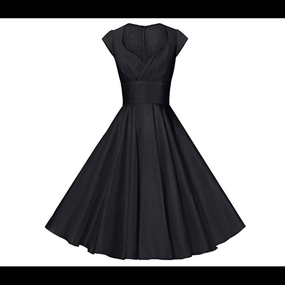 Gown town vintage 50s swing dress