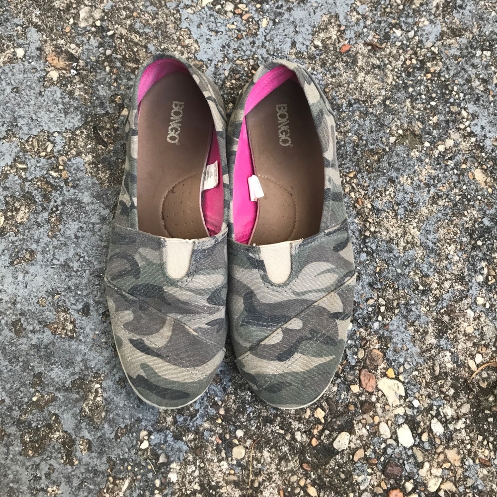 Bongo camouflage canvas shoe