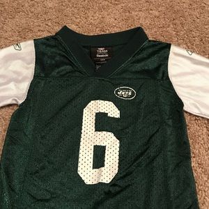 Jets Sanchez jersey onesie