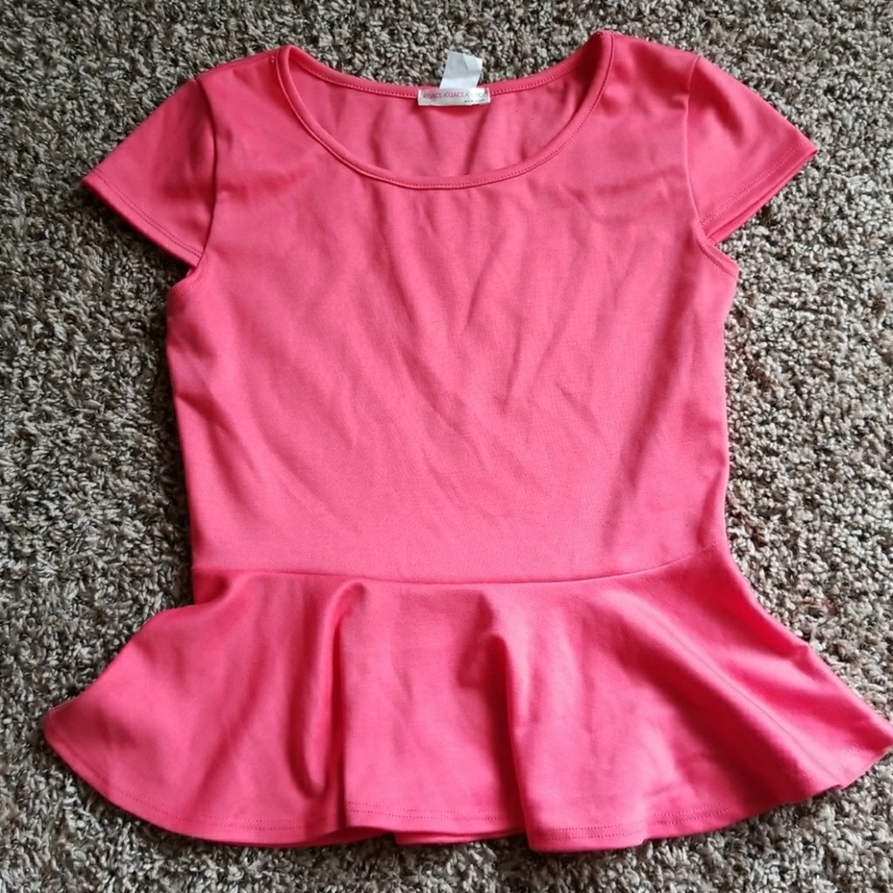 Faded pink pulpm top